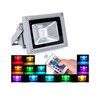 RGBW LED Flood Light 85-265VAC 10W 20W 30W 50W Remote Control RGB LED Flood Lamp