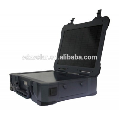 20W 16AH lithium battery 150W inverter portable solar generator for army use